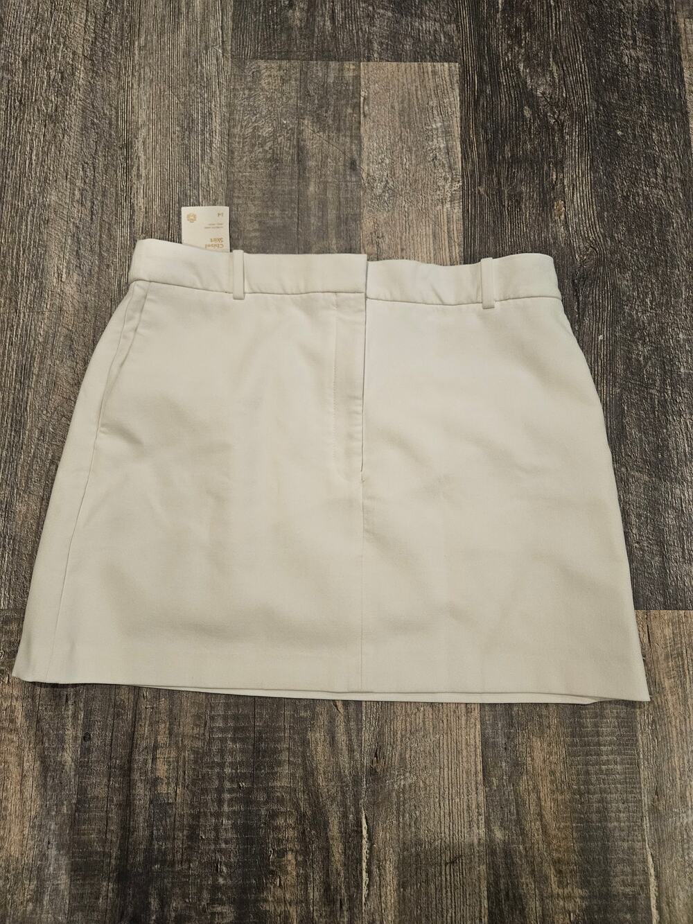 Babaton aritzia white chisle skirt high rise mini active coastal prep womens 14